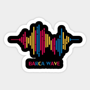 Barca wave radio Sticker